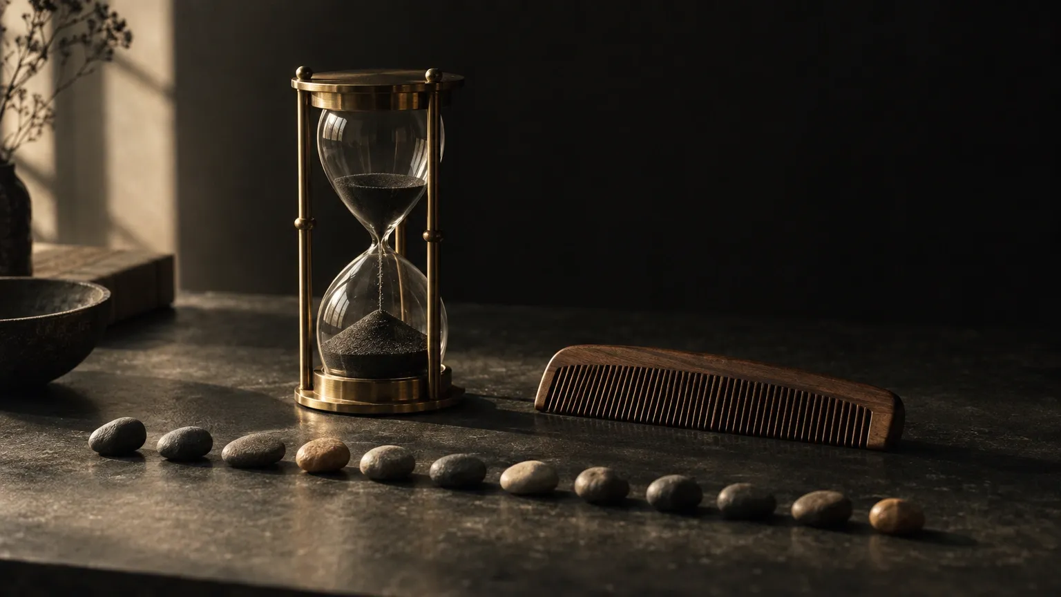 Reloj de arena, peine de madera y una fila de guijarros: la evolución del injerto capilar mes a mes